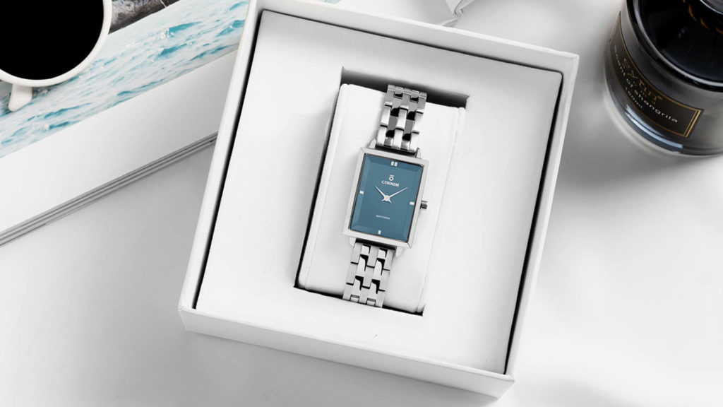 Đồng hồ nữ mặt chữ nhật Santorini Diana